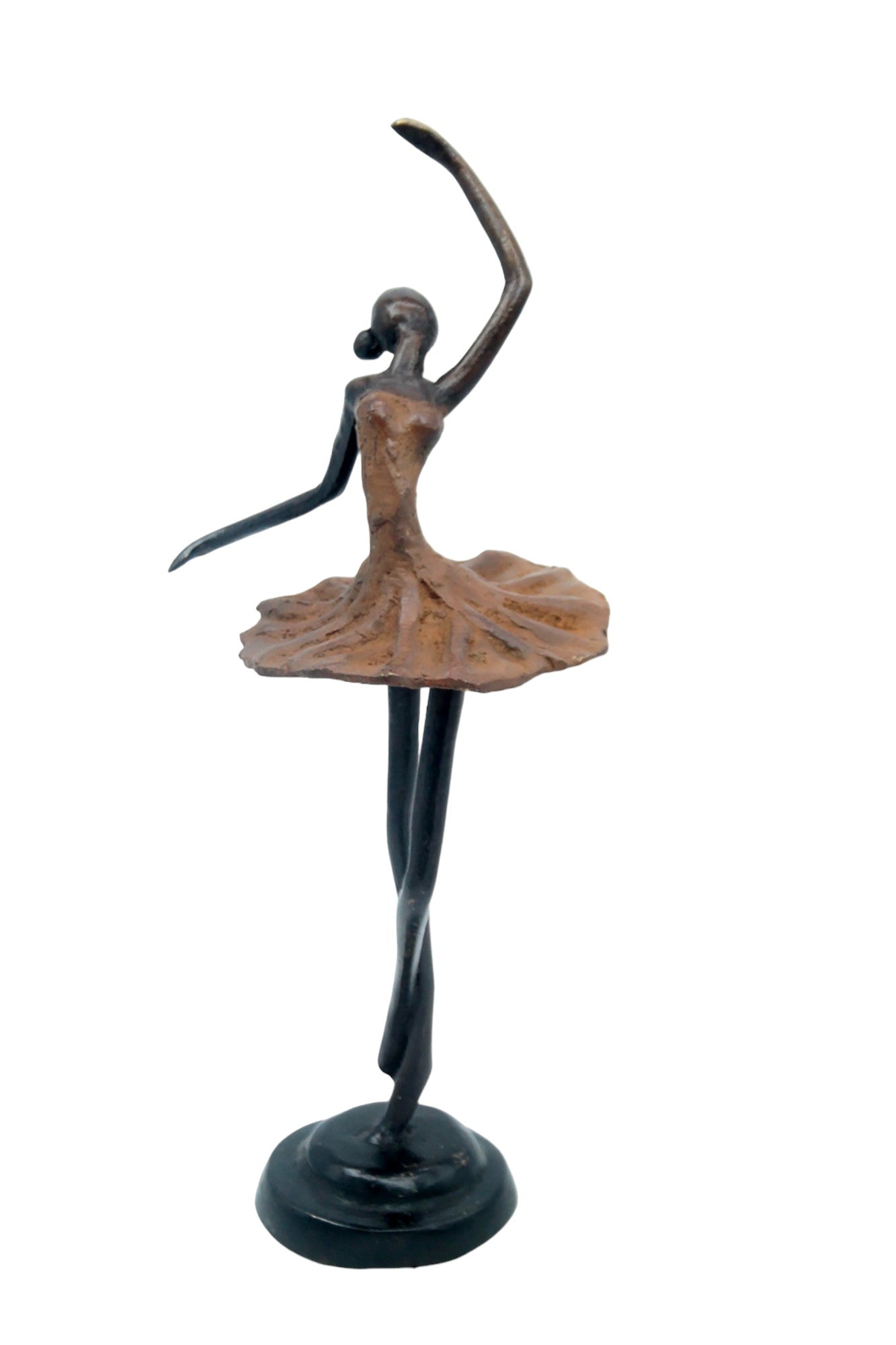 Ballerine 25 cm marron n°4 Bronzes d'Afrique