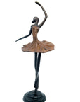 Ballerine 25 cm marron n°4 Bronzes d'Afrique