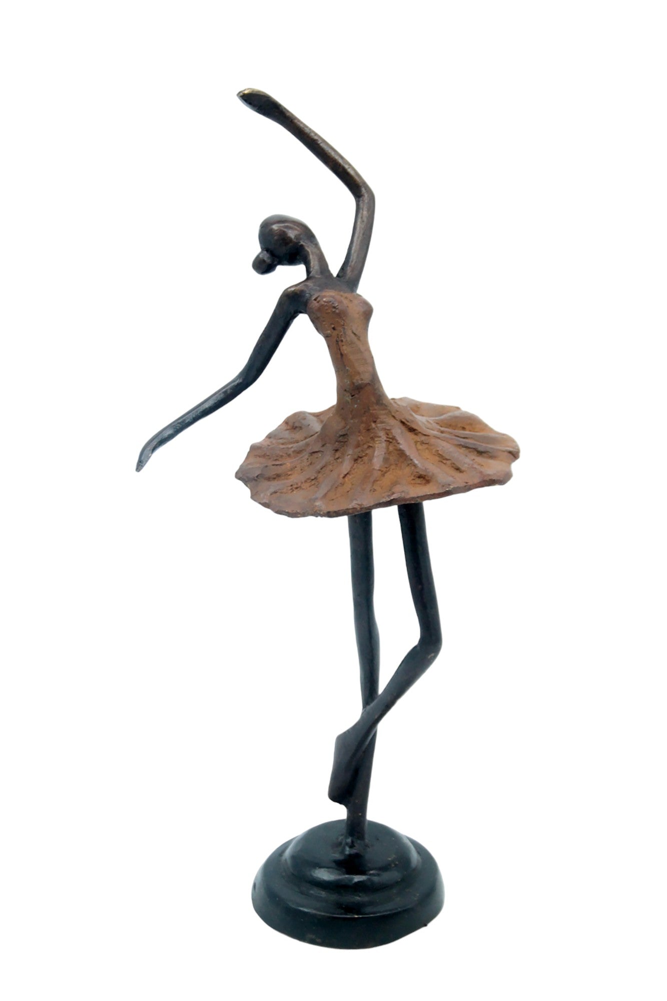 Ballerine 25 cm marron n°4 Bronzes d'Afrique