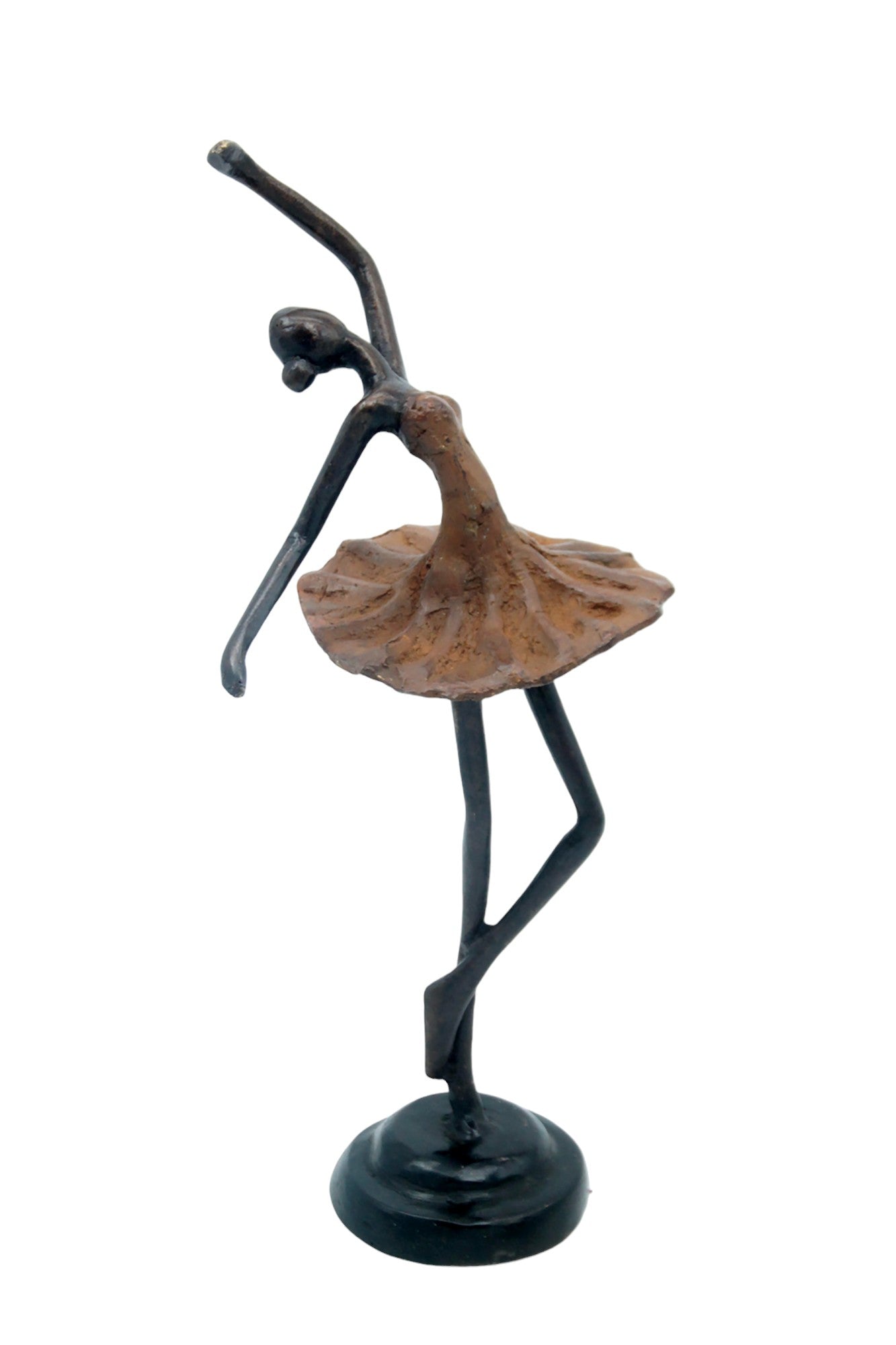 Ballerine 25 cm marron n°4 Bronzes d'Afrique