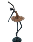 Ballerine 25 cm marron n°4 Bronzes d'Afrique