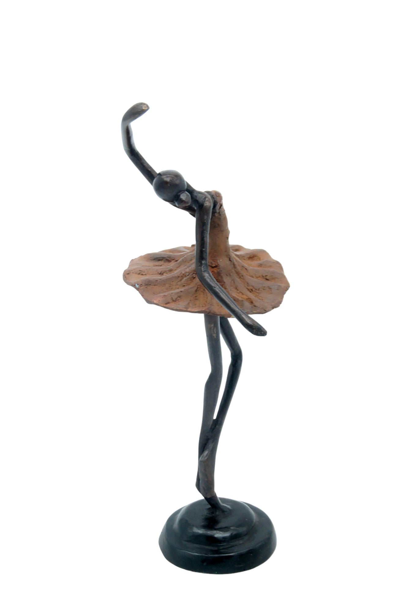 Ballerine 25 cm marron n°4 Bronzes d'Afrique