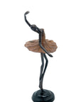 Ballerine 25 cm marron n°4 Bronzes d'Afrique