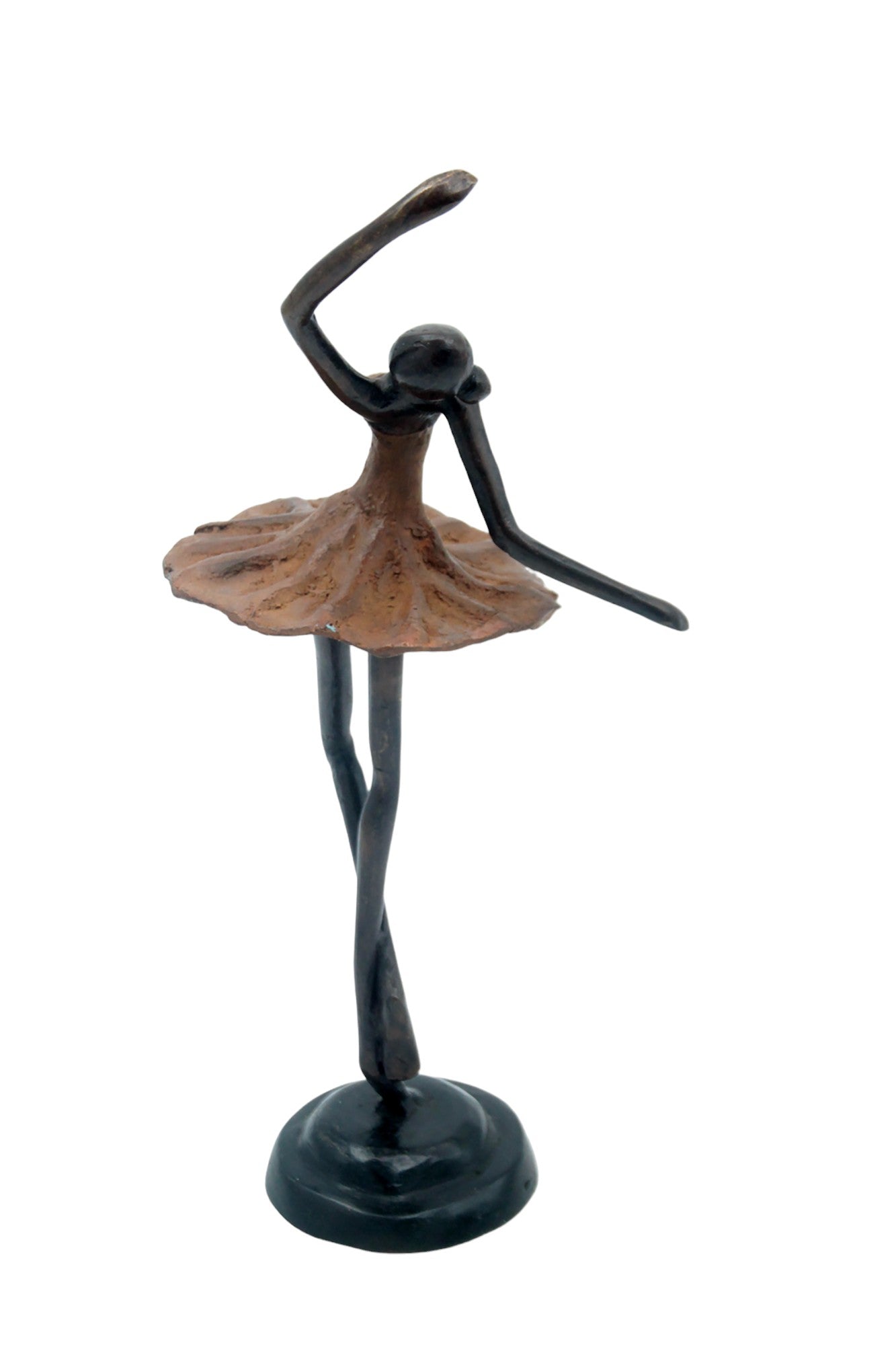 Ballerine 25 cm marron n°4 Bronzes d'Afrique