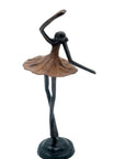 Ballerine 25 cm marron n°4 Bronzes d'Afrique