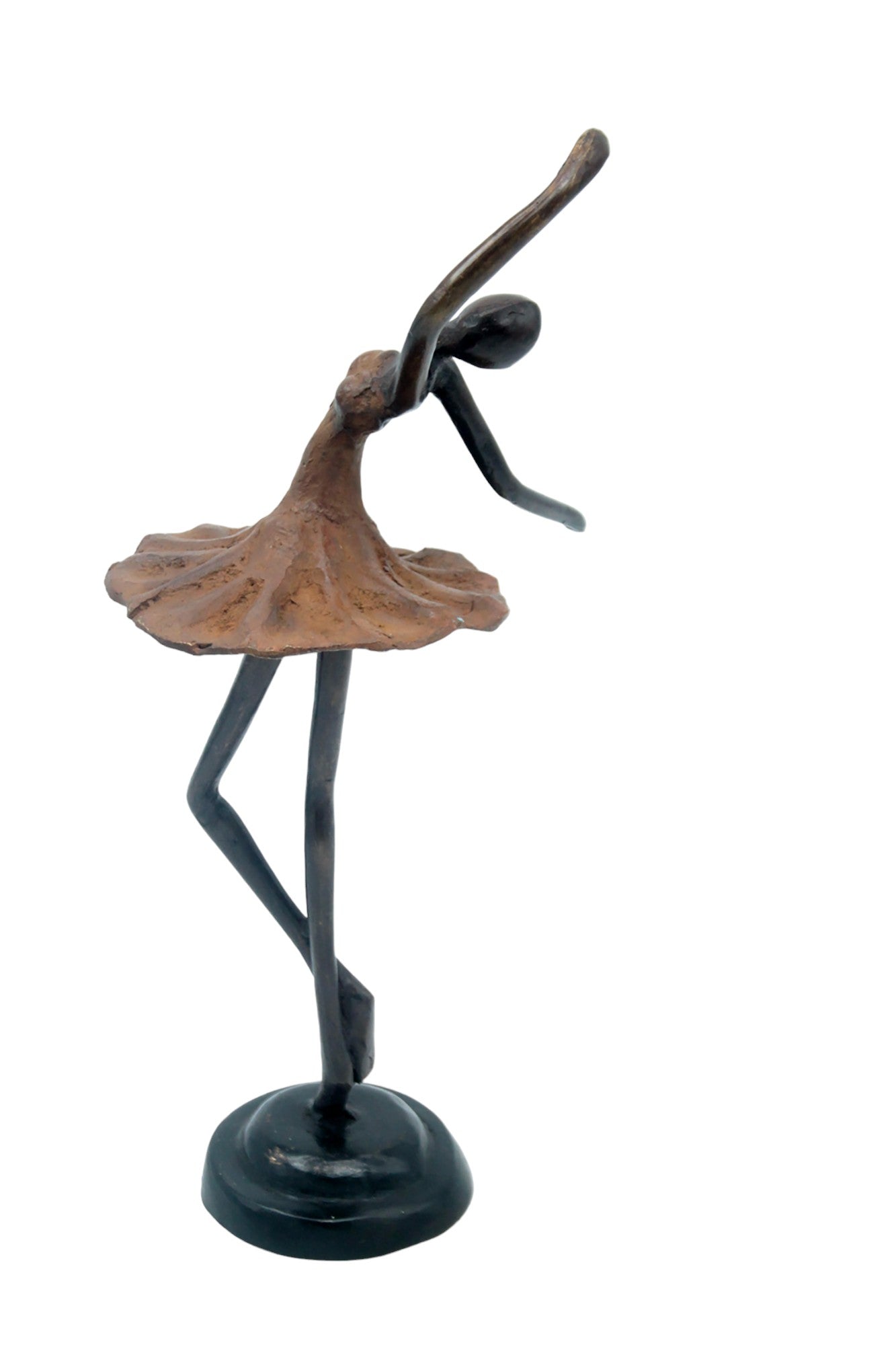 Ballerine 25 cm marron n°4 Bronzes d'Afrique