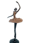Ballerine 25 cm marron n°4 Bronzes d'Afrique