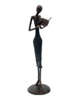 Bronze 35 cm noir n°15 Bronzes d'Afrique