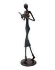 Bronze 35 cm noir n°15 Bronzes d'Afrique