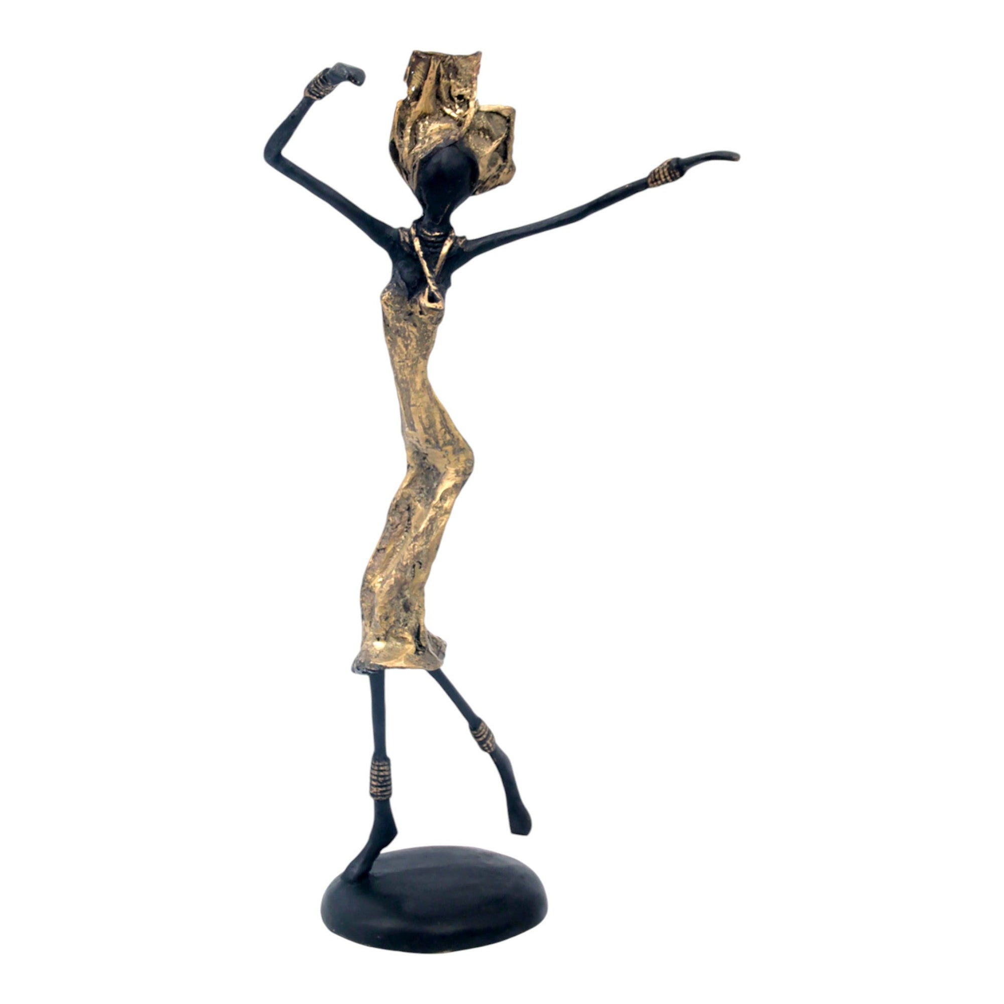 Bronze 35 cm doré n°11 Bronzes d'Afrique