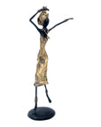 Bronze 35 cm doré n°11 Bronzes d'Afrique