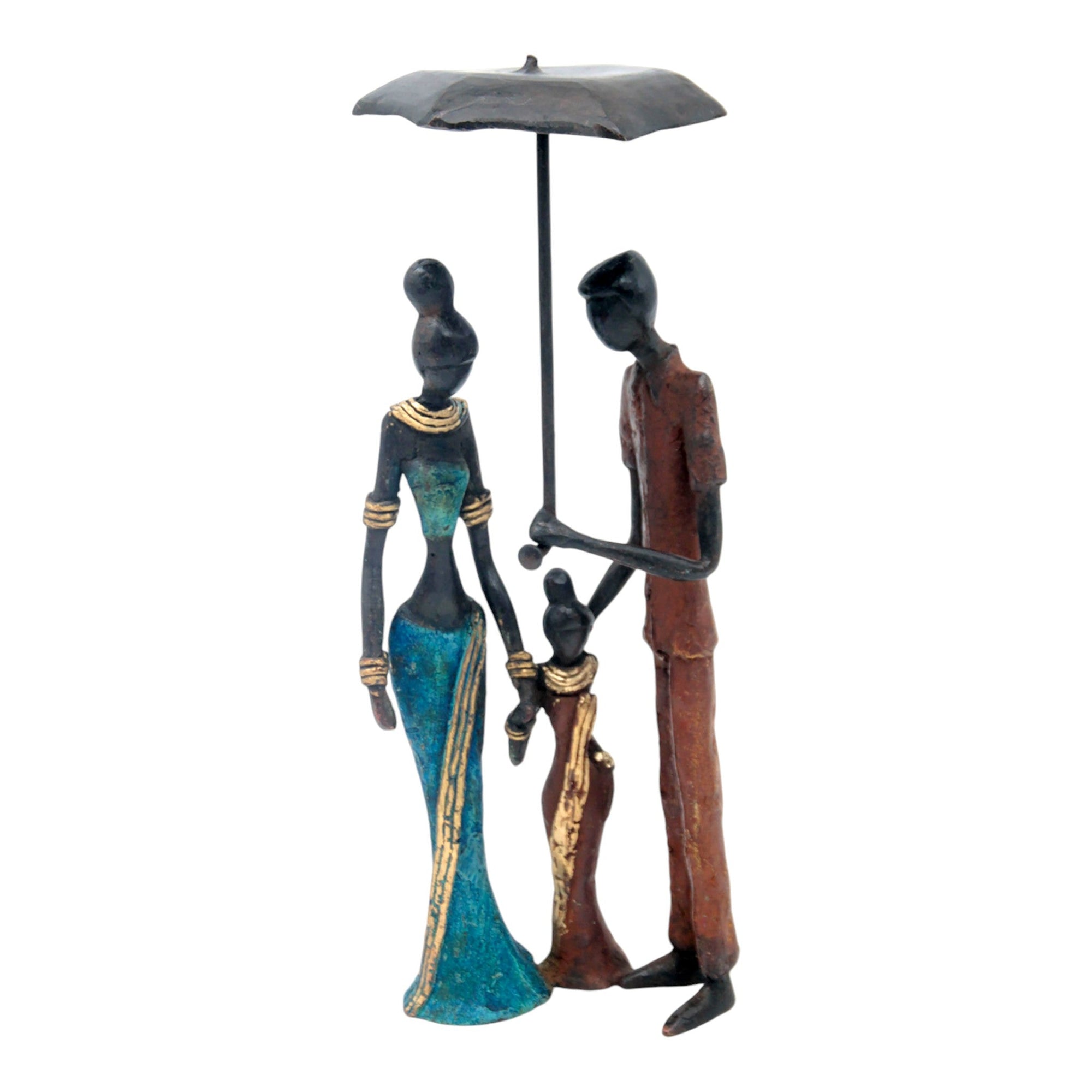 Bronze Mohamadi Dermé couple 20 cm n°11 Bronzes d'Afrique