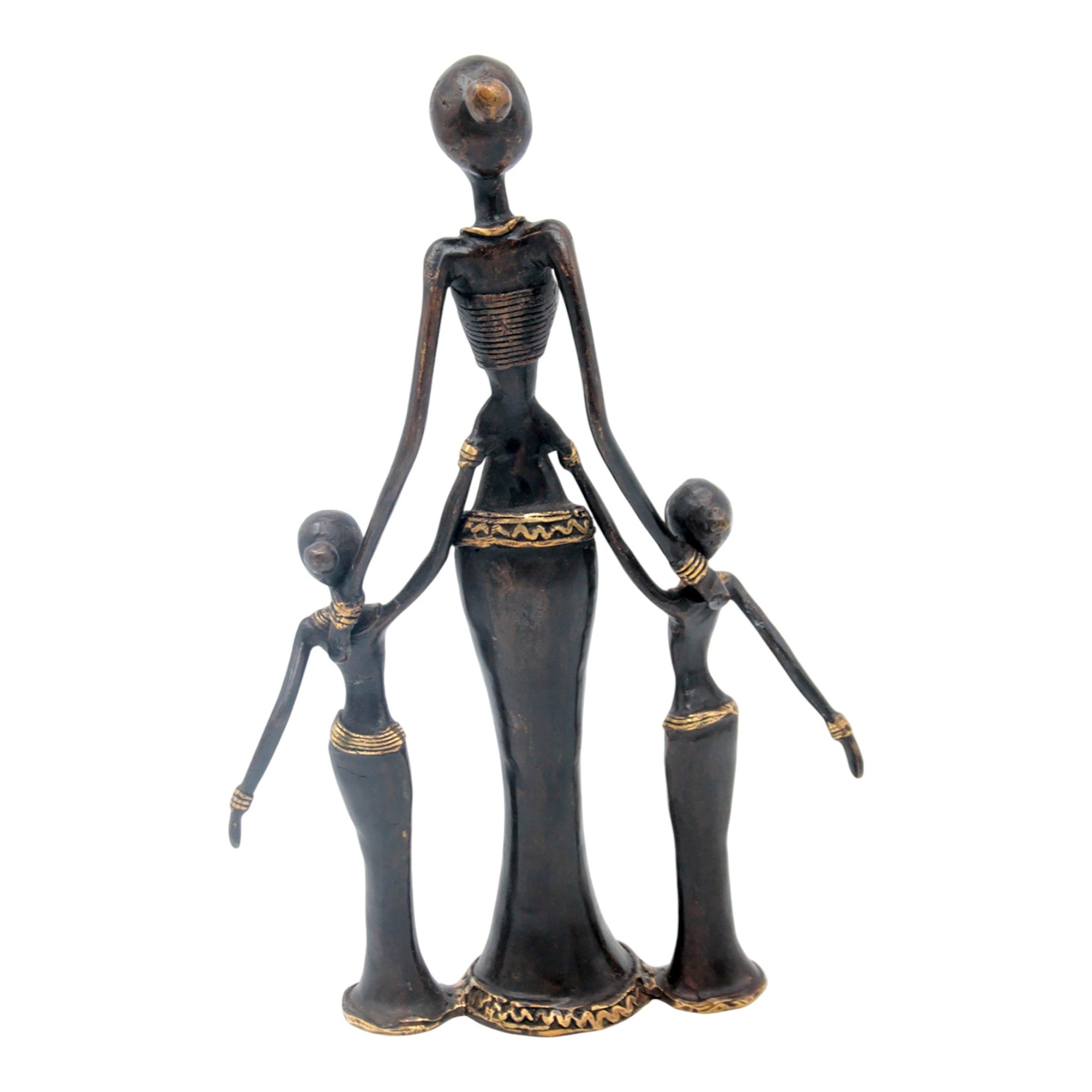 Bronze Mohamadi Dermé 30 cm marron n°4 Bronzes d'Afrique