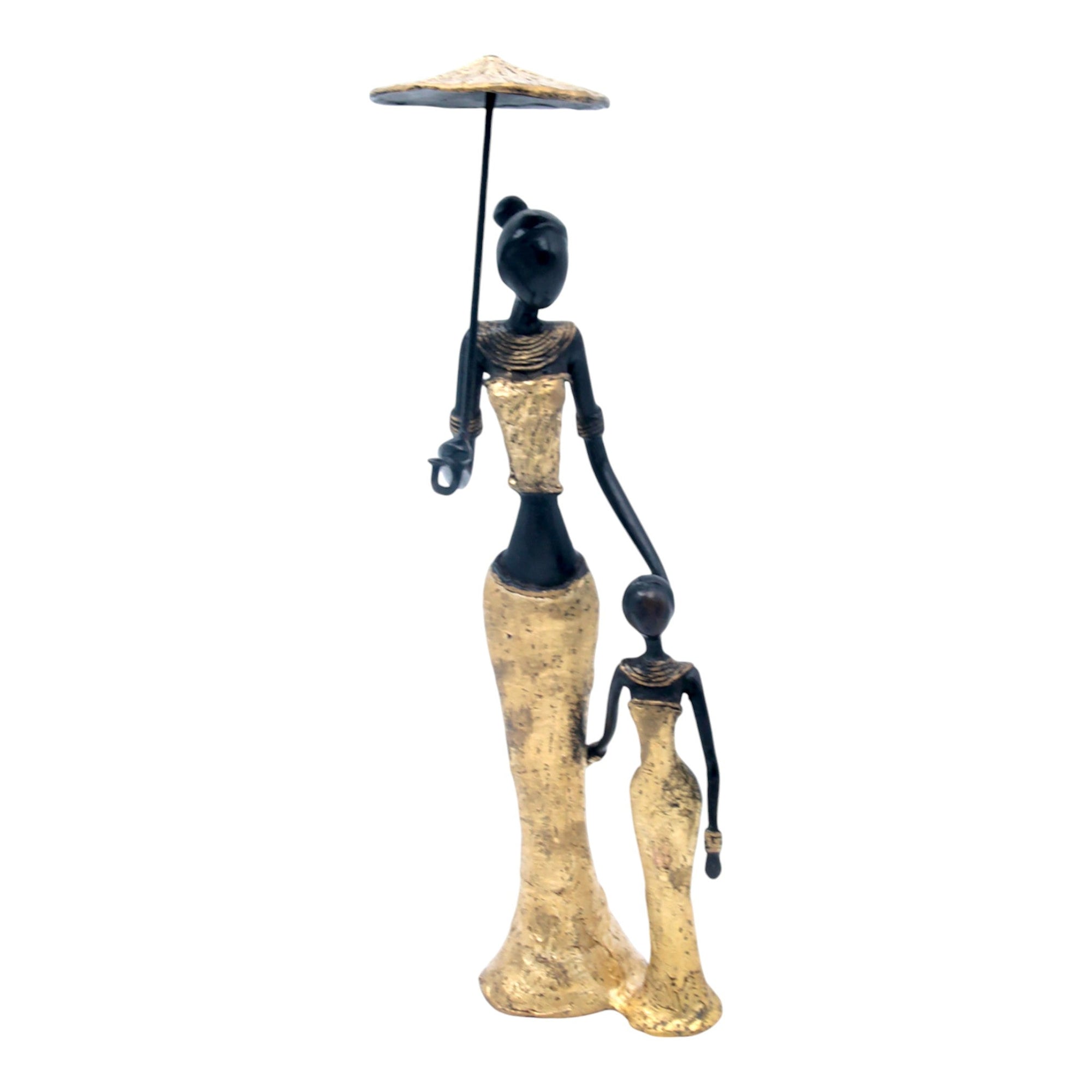 Bronze Mohamadi Dermé 30 cm doré n°4 Bronzes d'Afrique