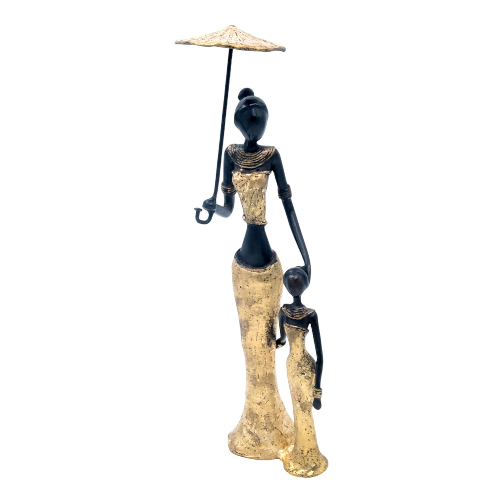 Bronze Mohamadi Dermé 30 cm doré n°4 Bronzes d'Afrique