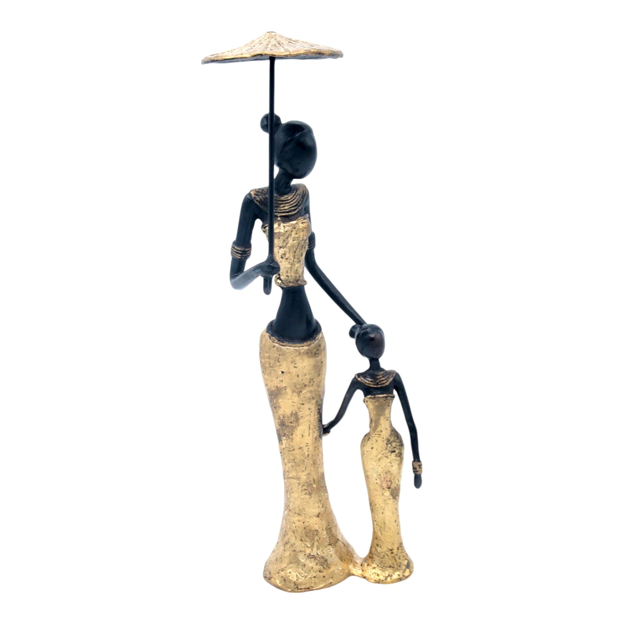 Bronze Mohamadi Dermé 30 cm doré n°4 Bronzes d'Afrique