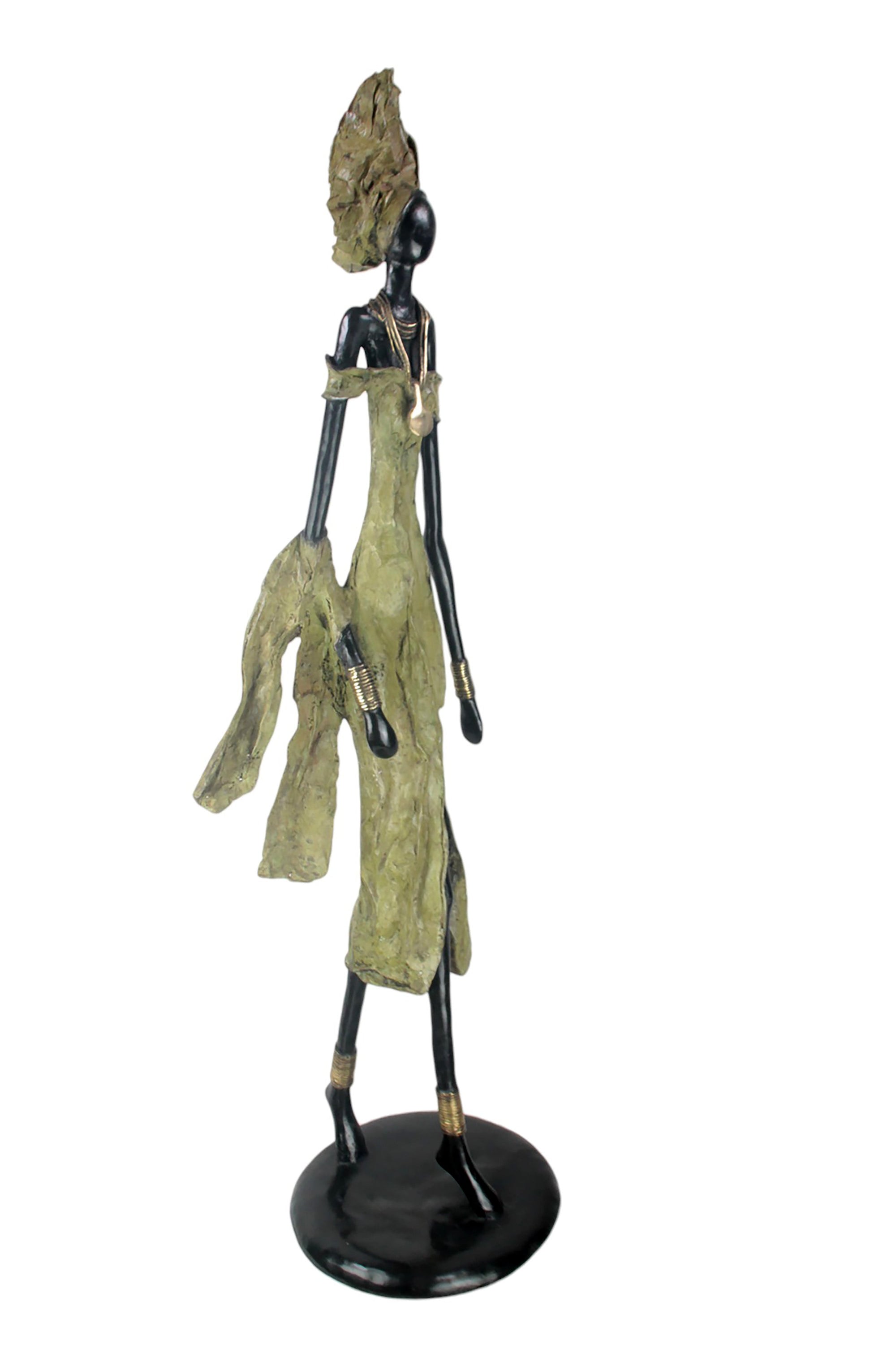 Bronze Issouf 130 cm vert n°1 Bronzes d'Afrique