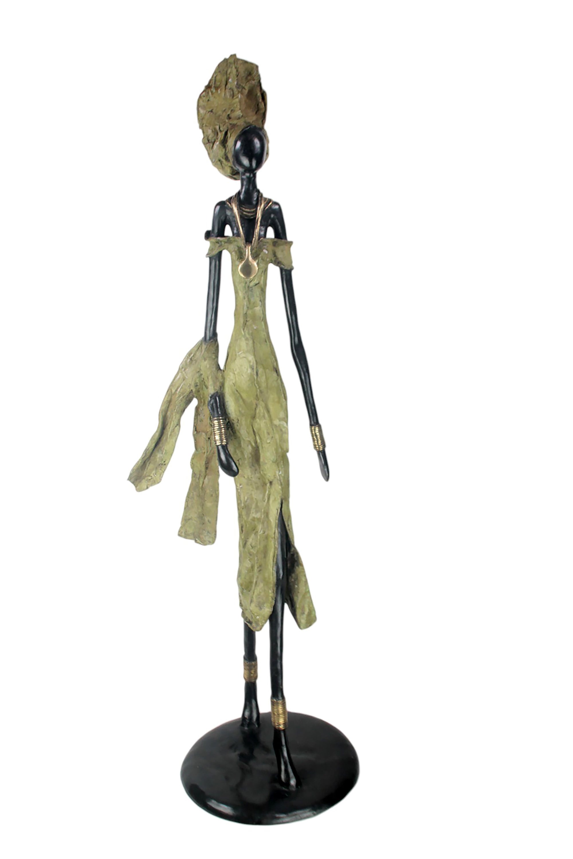 Bronze Issouf 130 cm vert n°1 Bronzes d'Afrique