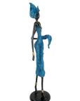 Bronze Issouf 70 cm bleu n°1