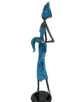 Bronze Issouf 70 cm bleu n°1