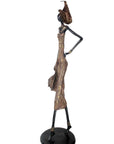 Bronze Issouf 130 cm marron n°1 Bronzes d'Afrique