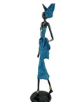 Bronze Issouf 70 cm bleu n°1