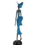 Bronze Issouf 70 cm bleu n°1