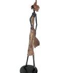 Bronze Issouf 130 cm marron n°1 Bronzes d'Afrique