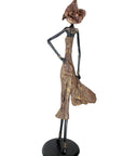 Bronze Issouf 130 cm marron n°1 Bronzes d'Afrique