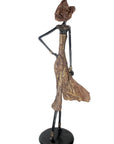 Bronze Issouf 130 cm marron n°1 Bronzes d'Afrique
