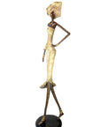 Bronze Issouf 120 cm doré n°1 Bronzes d'Afrique