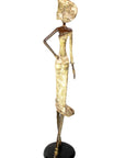 Bronze Issouf 120 cm doré n°1 Bronzes d'Afrique