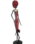Bronze Issouf 70 cm rouge n°2 Bronzes d'Afrique