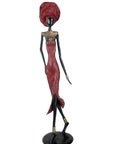 Bronze Issouf 70 cm rouge n°2 Bronzes d'Afrique