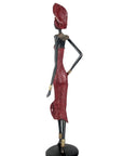 Bronze Issouf 70 cm rouge n°2 Bronzes d'Afrique
