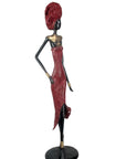 Bronze Issouf 70 cm rouge n°2 Bronzes d'Afrique
