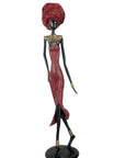 Bronze Issouf 70 cm rouge n°2 Bronzes d'Afrique