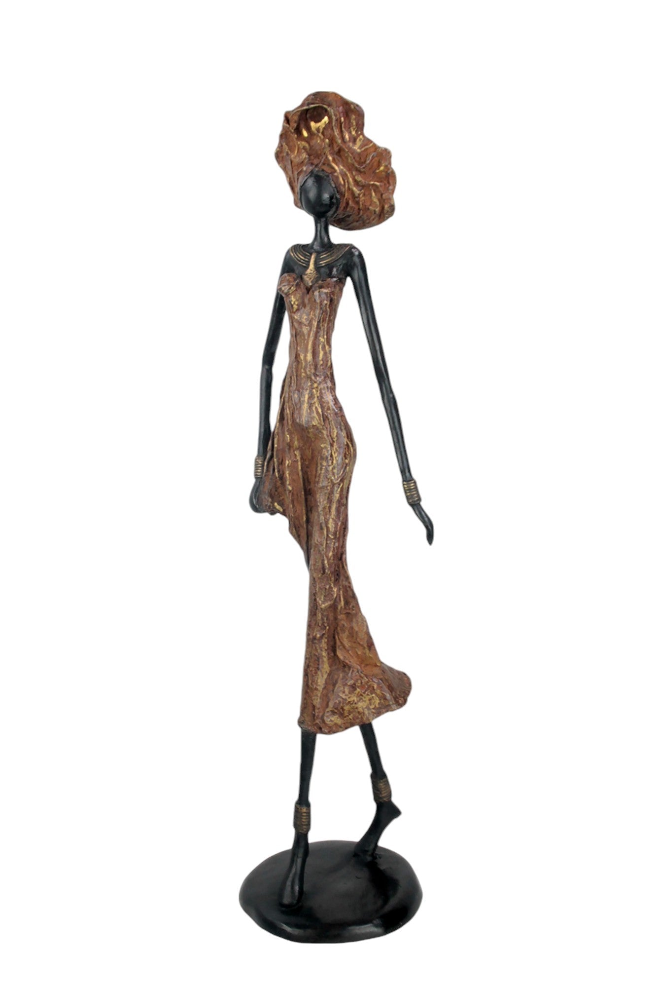 Bronze Issouf 70 cm marron n°1 Bronzes d'Afrique