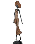 Bronze Issouf 70 cm marron n°1 Bronzes d'Afrique
