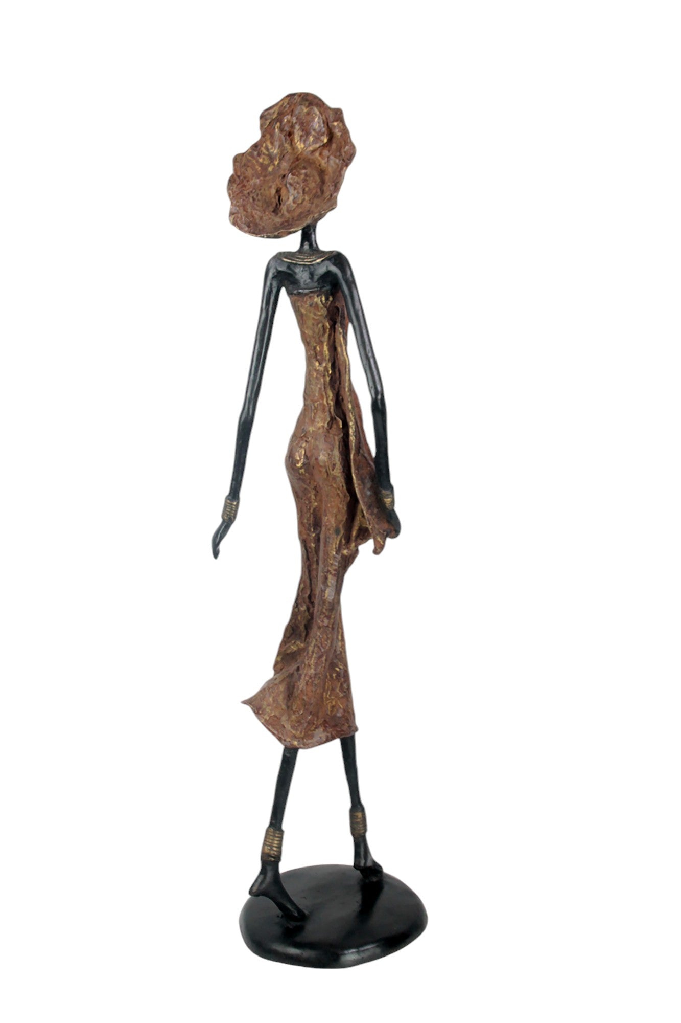 Bronze Issouf 70 cm marron n°1 Bronzes d'Afrique