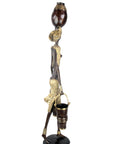 Bronze Issouf femme à 2 seaux 80 cm doré n°1 Bronzes d'Afrique