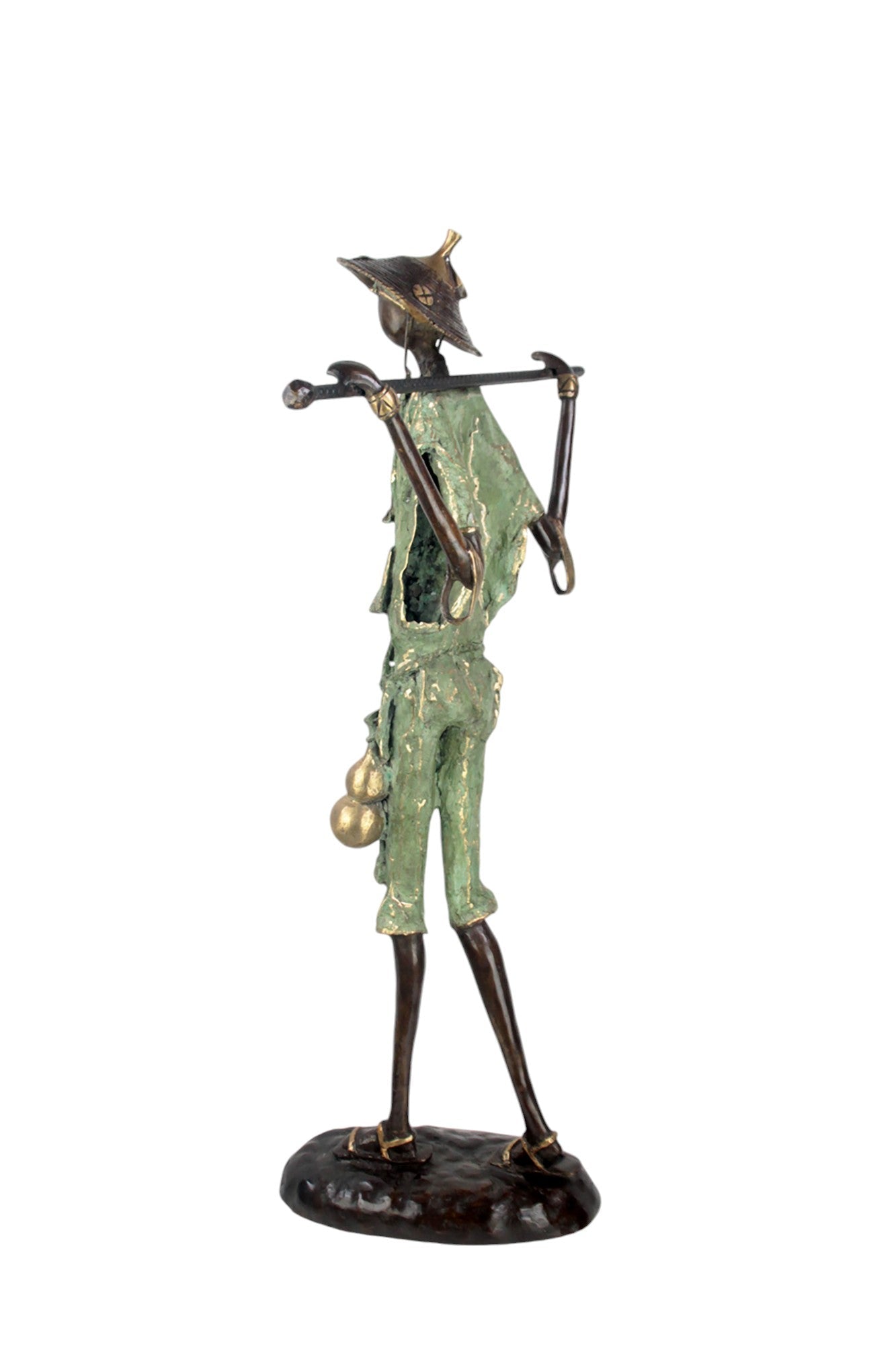 Bronze Issouf Berger Dogon 80 cm vert n°1 Bronzes d'Afrique