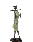 Bronze Issouf Berger Dogon 80 cm vert n°1 Bronzes d'Afrique