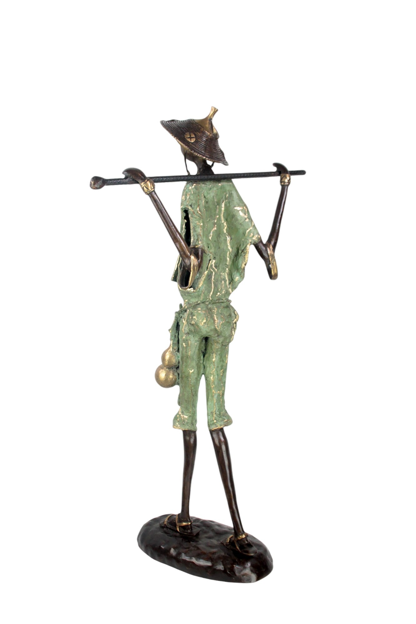 Bronze Issouf Berger Dogon 80 cm vert n°1 Bronzes d'Afrique