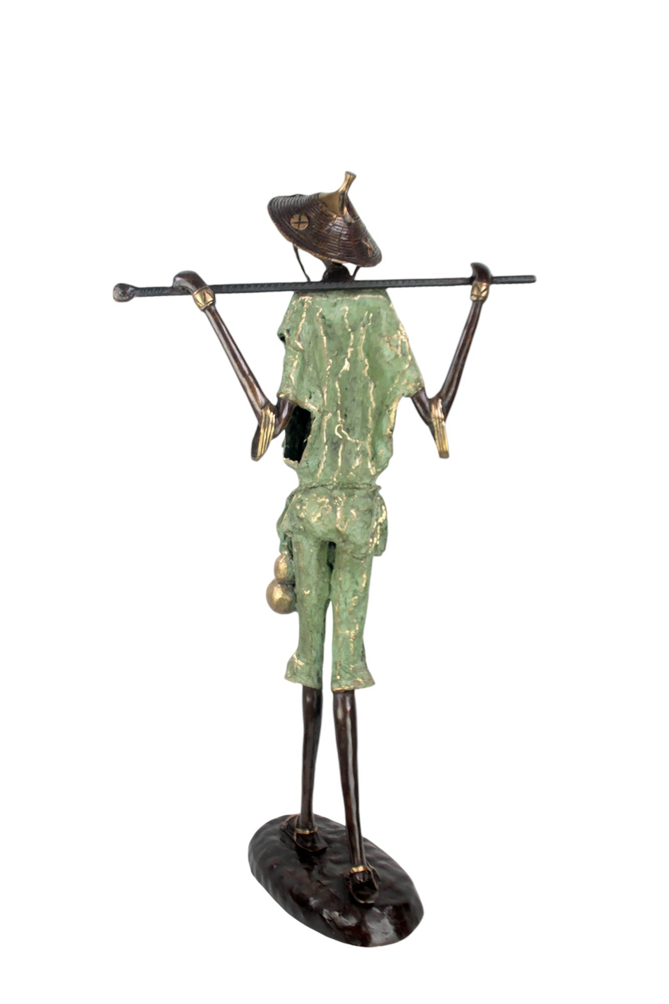 Bronze Issouf Berger Dogon 80 cm vert n°1 Bronzes d'Afrique