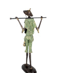 Bronze Issouf Berger Dogon 80 cm vert n°1 Bronzes d'Afrique