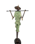 Bronze Issouf Berger Dogon 80 cm vert n°1 Bronzes d'Afrique