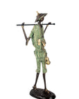 Bronze Issouf Berger Dogon 80 cm vert n°1 Bronzes d'Afrique