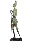 Bronze Issouf Berger Dogon 80 cm vert n°2 Bronzes d'Afrique