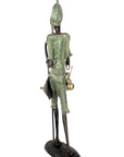 Bronze Issouf Berger Dogon 80 cm vert n°2 Bronzes d'Afrique